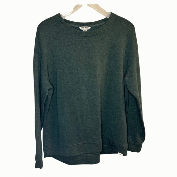 Orvis Classic Collection Green Women Size Large Crewneck Long Sleeve Sweater - Picture 1 of 7